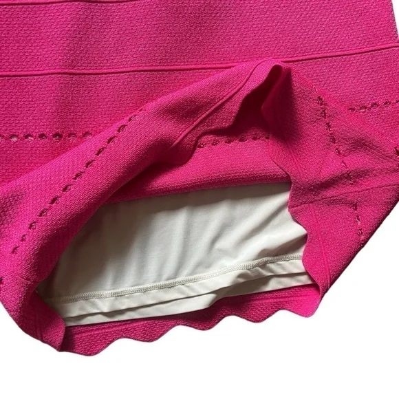 Bebe Pink Elissa Scalloped Dress. Size M - Picture 8 of 13